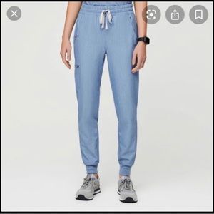 Figs Heather Indigo High waisted Jogger size Medium